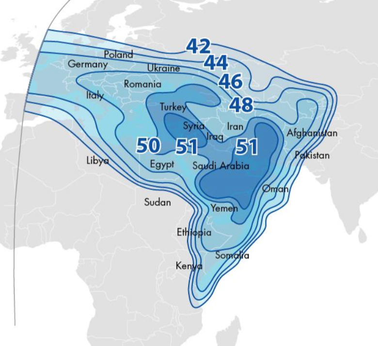 Satellite Coverage Maps Global Vsat Businesscom Networks