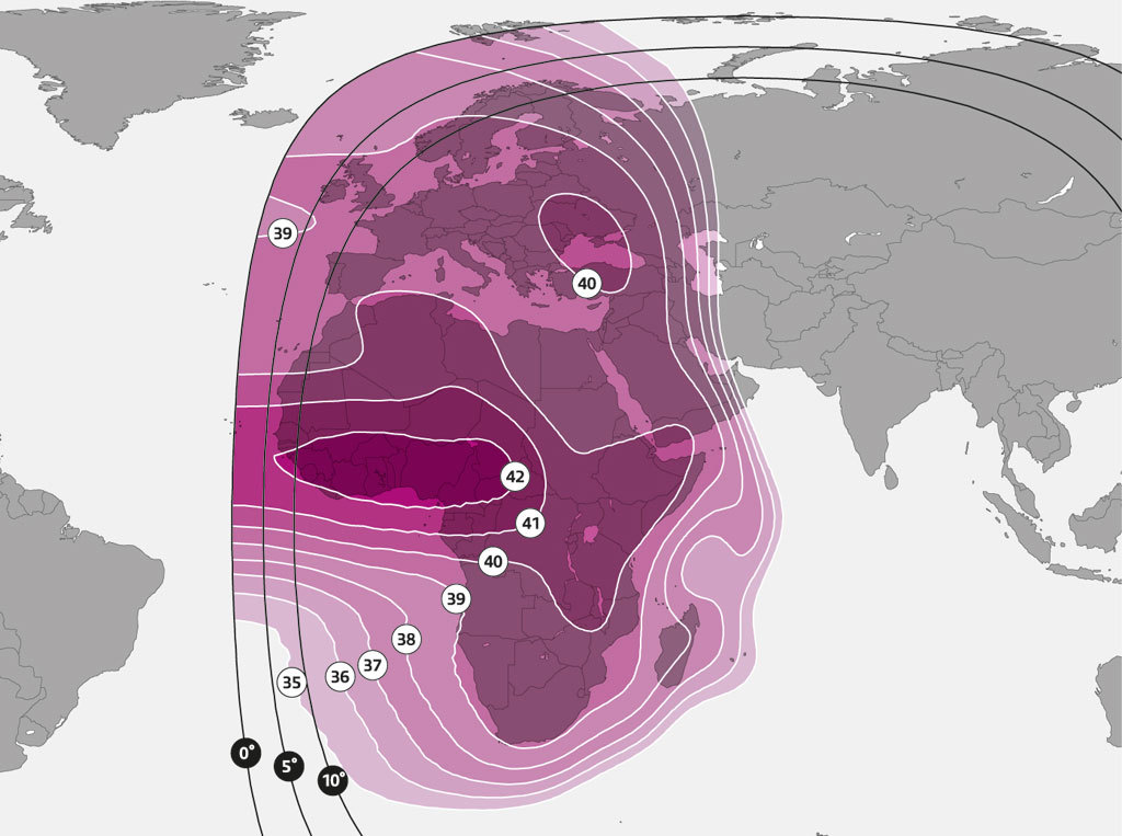Satellite Coverage Maps Global VSAT Networks