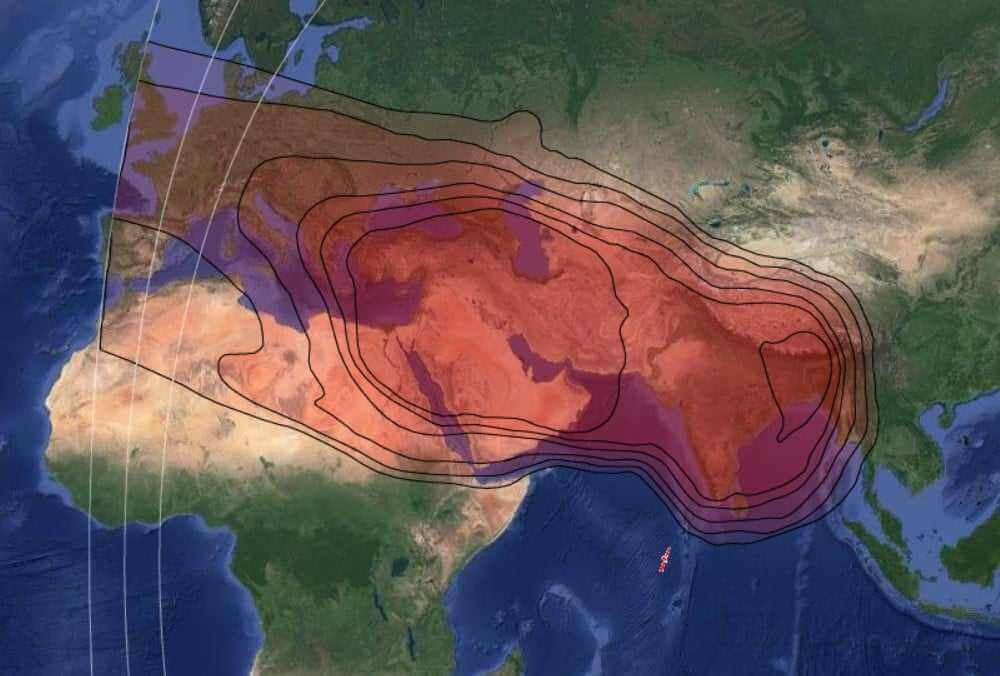 Eutelsat 70B - 70° Este